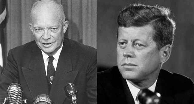 Eisenhower diplomacy versus Kennedy aggression