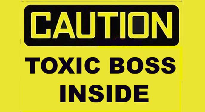 Toxic bosses a career-builder’s worst nightmare