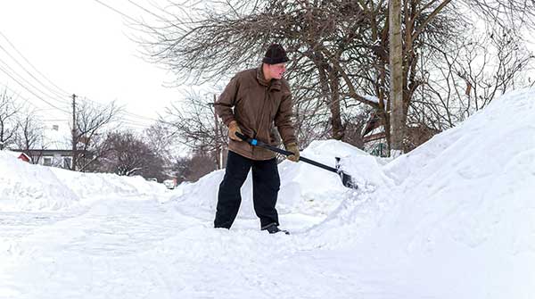 How different personality types handle shovelling snow